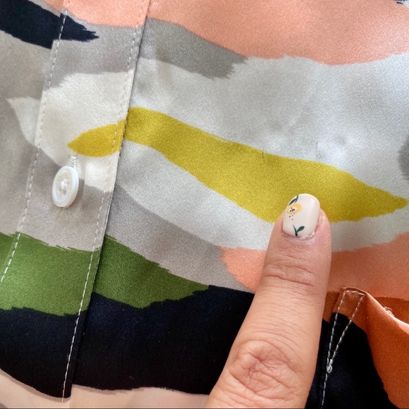 RARE Equipment Camo Silk Dress - Picture 7 of 8